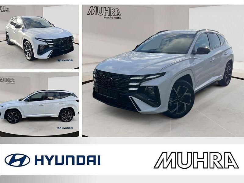 Atlas white Neu 2025 Hyundai Tucson N Line SUV | 33.899 € (Superpreis) - Bild 1/4