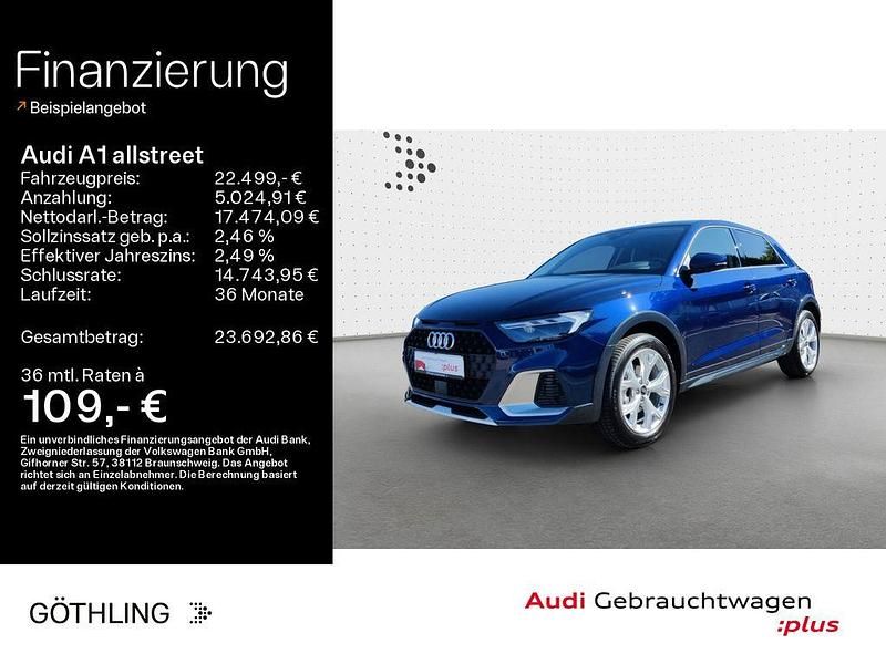 Navarrablau metallic Gebraucht 2024 Audi A1 Sport Kleinwagen | 22.499 € (Superpreis) - Bild 1/4
