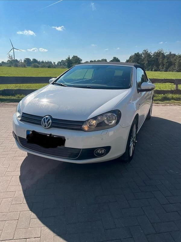 Weiß Gebraucht 2014 VW Golf Cabriolet Edition Cabrio | 7.500 € (Superpreis) - Bild 1/4