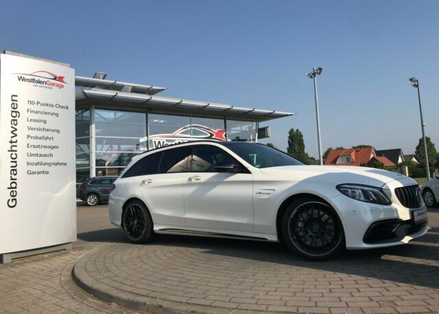 Gebraucht Mercedes C63 AMG AMG 476 PS (350 kW) 2018 Weiß metallic Kombi