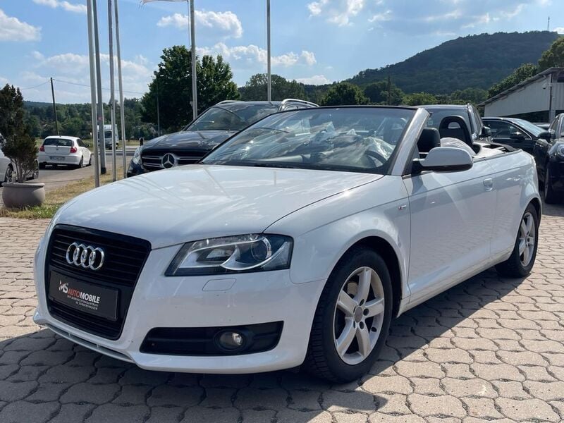 Weiß Gebraucht 2012 Audi A3 Cabriolet Ambition Cabrio | 6.900 € (Guter Preis) - Bild 1/4