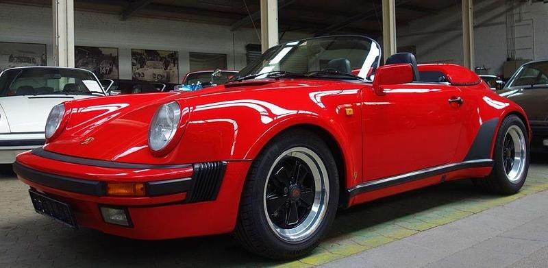 Gebraucht Porsche 911 218 PS (160 kW) 1989 Rot Cabrio