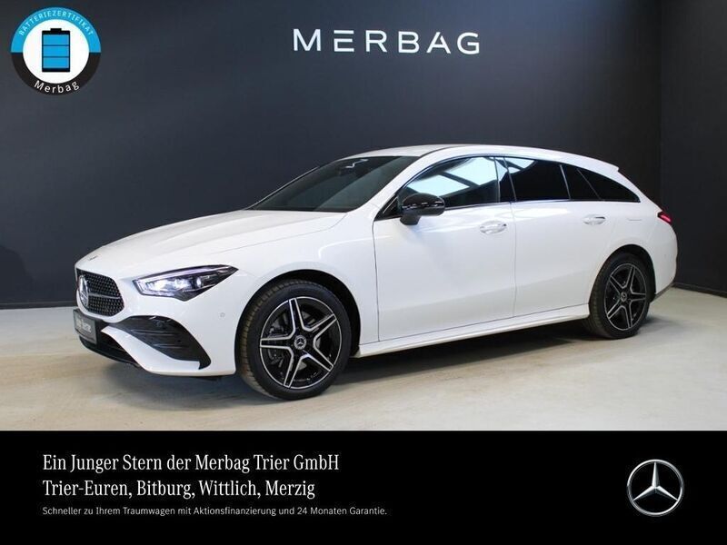 Unilack polarweiß Gebraucht 2023 Mercedes CLA250e Shooting Brake AMG Kombi | 35.960 € (Etwas zu teuer) - Bild 1/4