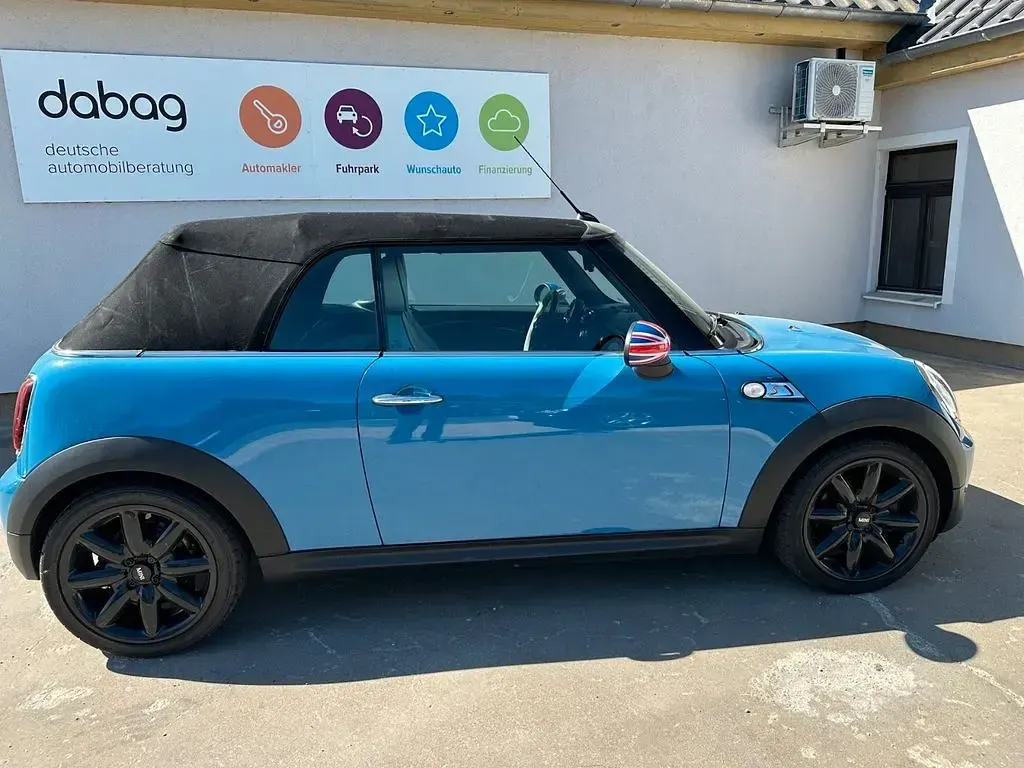 Gebraucht Mini Cooper S Cabriolet 184 PS (135 kW) 2014 Blau Cabrio