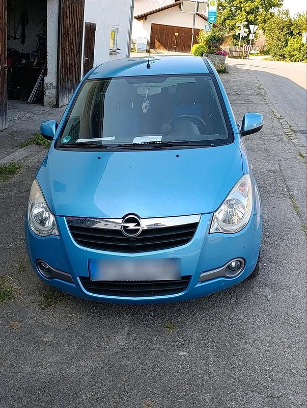 Blau Gebraucht 2008 Opel Agila Kleinwagen | 4.999 € (Fairer Preis) - Bild 1/3