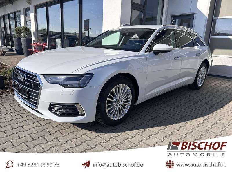 Gletscherweiß metallic Gebraucht 2023 Audi A6 Design Kombi | 36.950 € (Guter Preis) - Bild 1/4