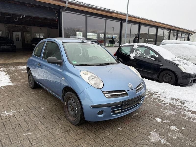 Blau Gebraucht 2007 Nissan Micra Visia Kleinwagen | 949 € (Superpreis) - Bild 1/4