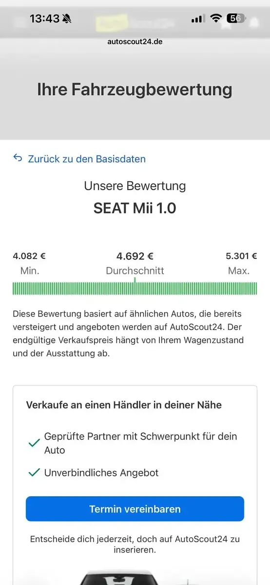 Używany Seat Mii Reference 60 KM (44 kW) 2014 Czerwony Hatchback