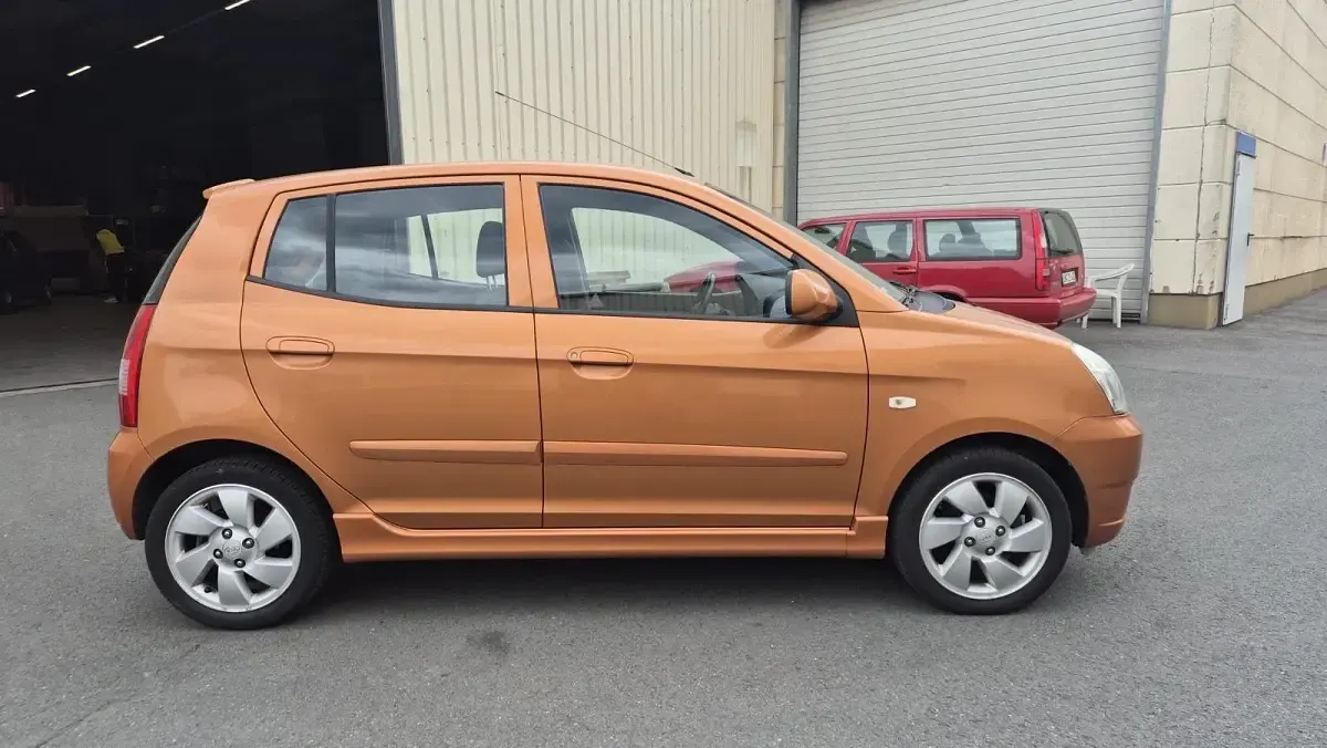 Gebraucht Kia Picanto EX 65 PS (47 kW) 2006 Orange Kleinwagen