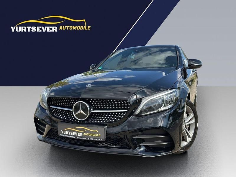 Schwarz/baltic black Gebraucht 2021 Mercedes C300e AMG Limousine | 28.490 € (Fairer Preis) - Bild 1/4