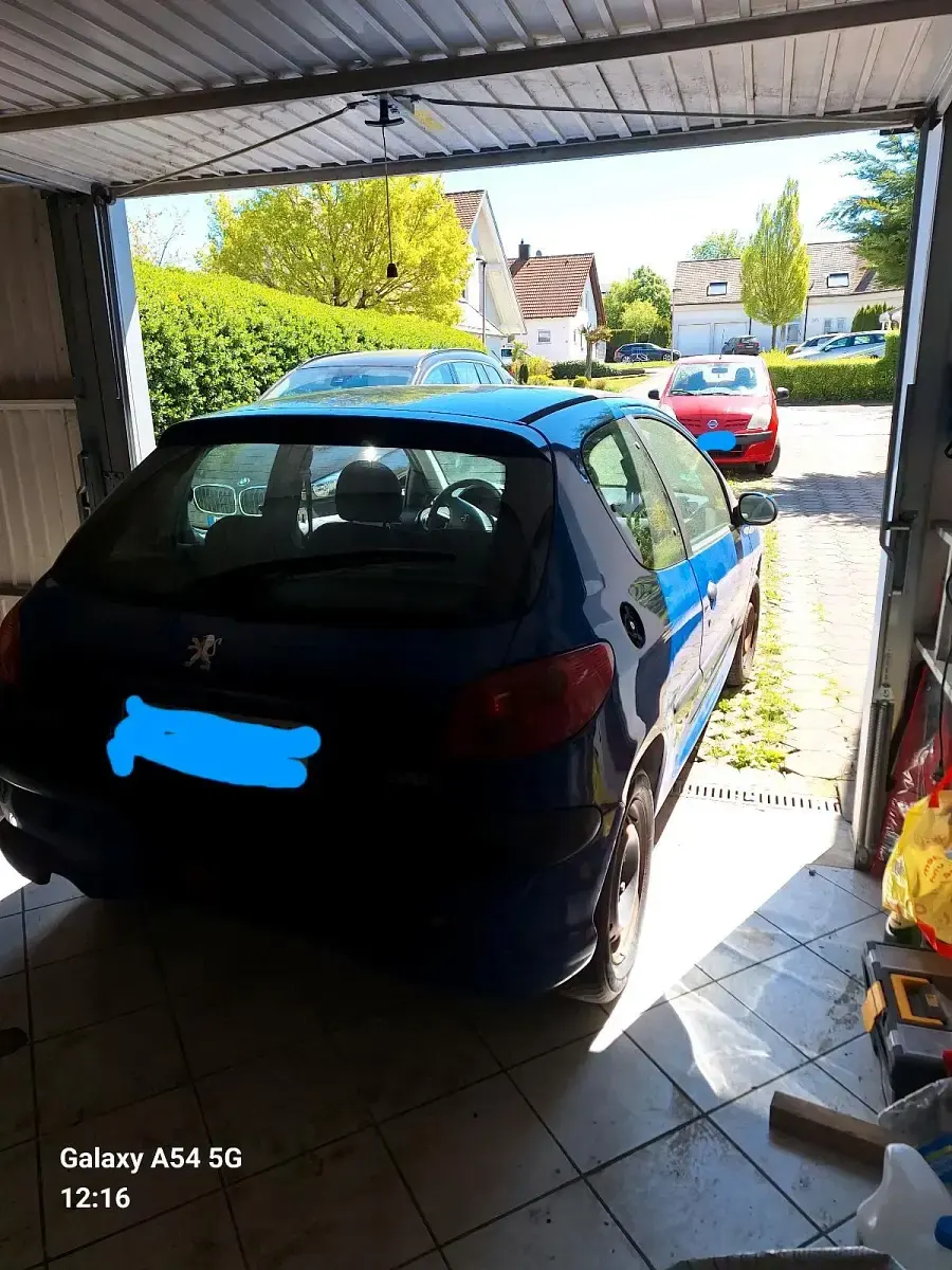 Gebraucht Peugeot 206 55 PS (40 kW) 2005 Blau Kleinwagen