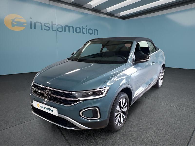 Blau Gebraucht 2025 VW T-Roc Cabriolet Cabrio | 34.799 € (Guter Preis) - Bild 1/4