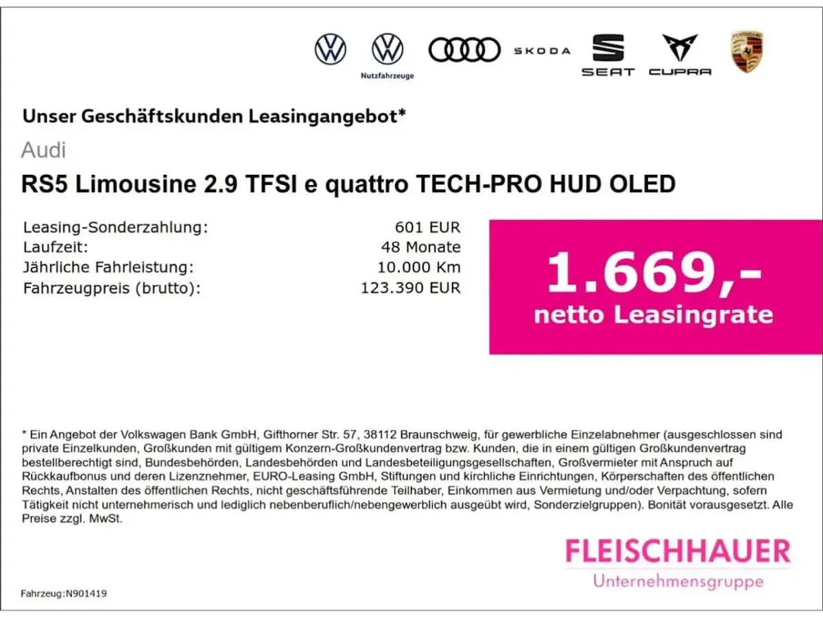 Neu Audi RS5 Sport 639 PS (469 kW) 2026 Schwarz Kombi