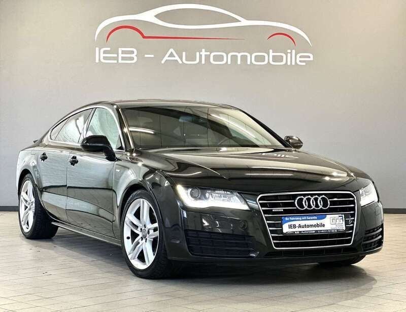 Gebraucht Audi A7 Sportback S-Line 245 PS (180 kW) 2012 Havannaschwarz metallic Kleinwagen