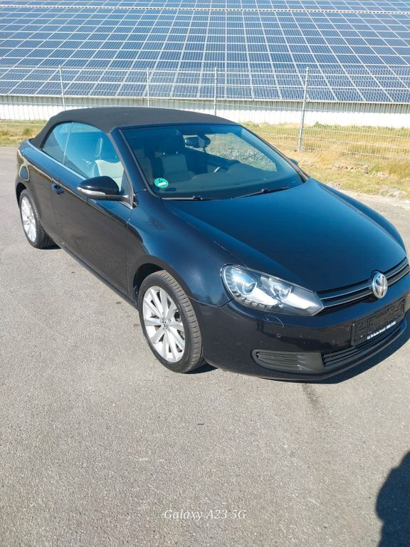 Schwarz Gebraucht 2012 VW Golf Cabriolet Exclusive Cabrio | 7.199 € (Fairer Preis) - Bild 1/4