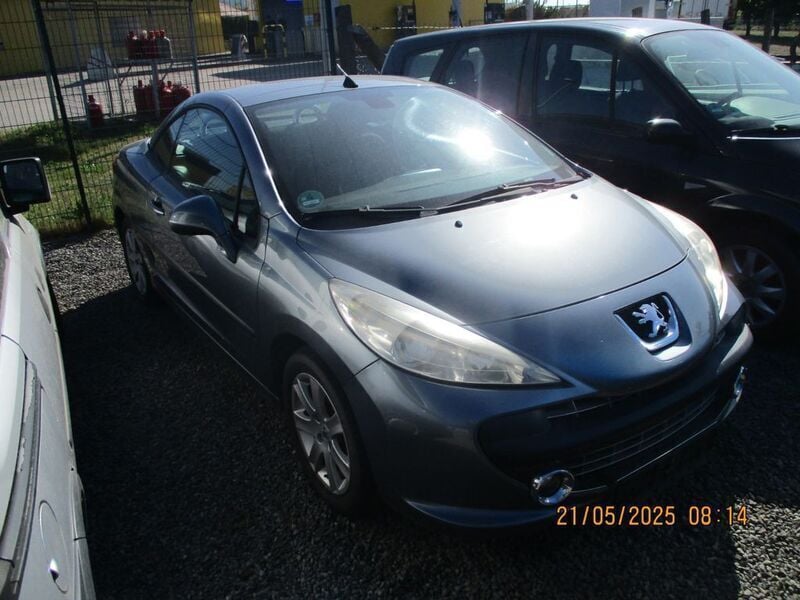 Grau Gebraucht 2008 Peugeot 207 CC Sport Cabrio | 1.490 € (Superpreis) - Bild 1/4