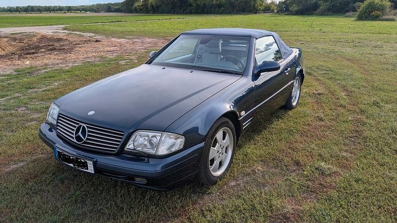 Gebraucht Mercedes SL280 204 PS (150 kW) 1999 Blau Cabrio