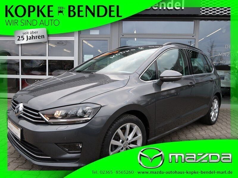 Grau Gebraucht 2017 VW Golf Sportsvan Highline Van / Kleinbus | 16.330 € (Fairer Preis) - Bild 1/4