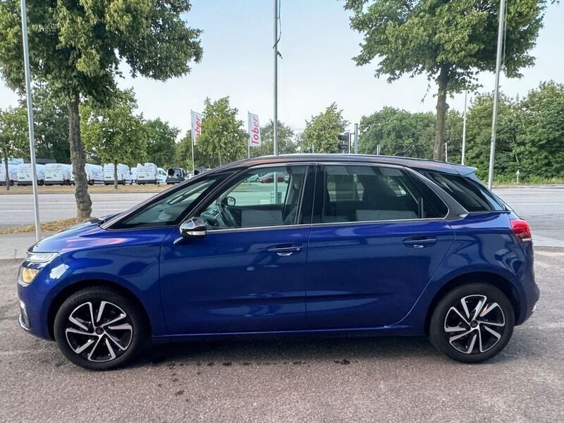 Gebraucht Citroën C4 SpaceTourer SELECTION 120 PS (88 kW) 2017 Lackierung lazuli blue/metalli Van / Kleinbus