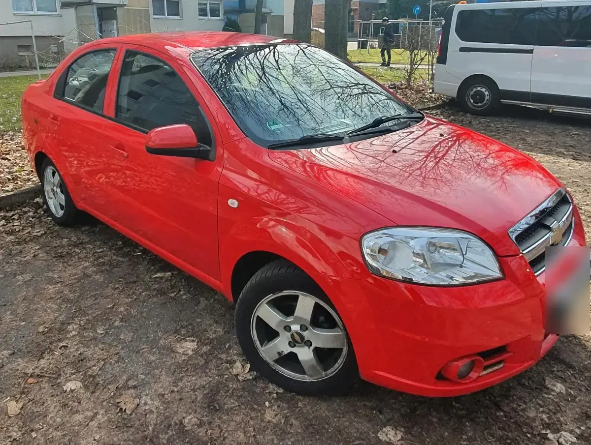 Gebraucht Chevrolet Aveo 2006 Rot Limousine