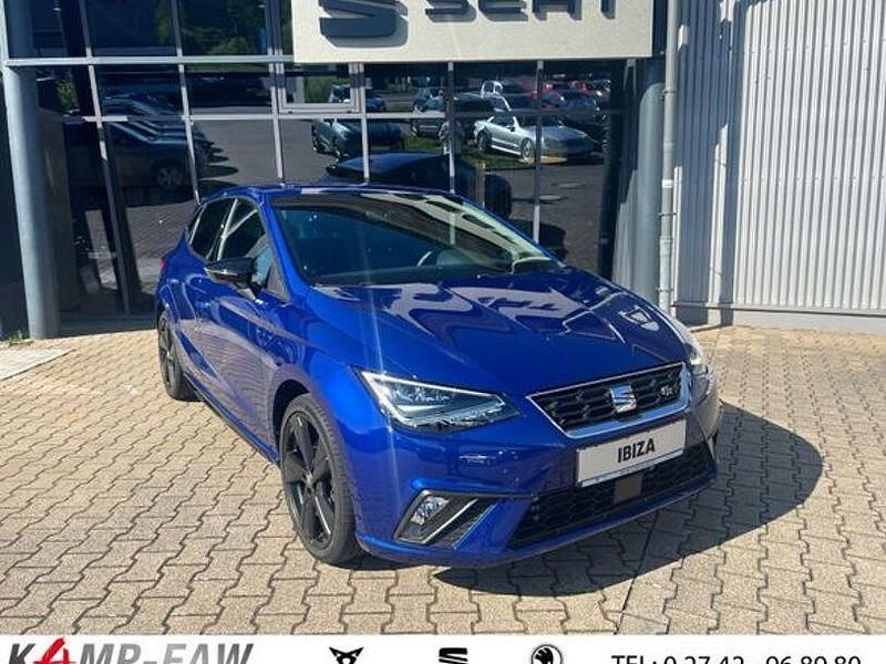 Mystery blau (metallic) Gebraucht 2021 Seat Ibiza Black Edition Kleinwagen | 18.390 € (Fairer Preis) - Bild 1/4