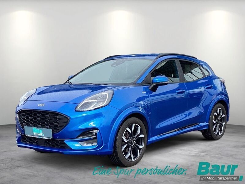 Dynamicblau metallic (metallic) Gebraucht 2021 Ford Puma SUV | 18.940 € (Fairer Preis) - Bild 1/4