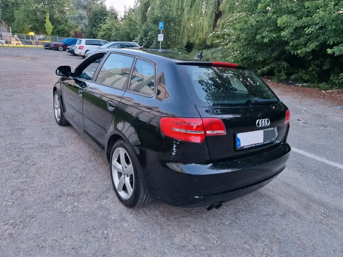 Gebraucht Audi A3 S-Line 125 PS (91 kW) 2009 Schwarz Kleinwagen