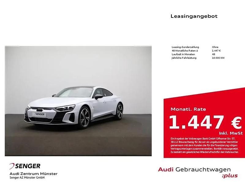Grau Gebraucht 2023 Audi e-tron GT quattro Comfort Limousine | 69.780 € (Teuer) - Bild 1/1
