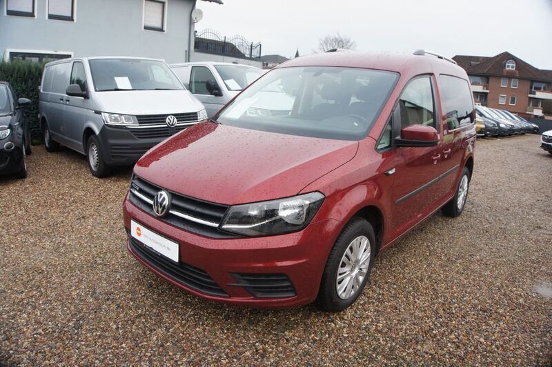 Rot Gebraucht 2019 VW Caddy Trendline Van / Kleinbus | 17.320 € (Teuer) - Bild 1/4