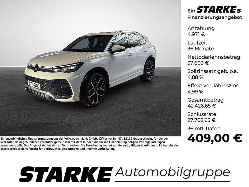 Weiß Gebraucht 2024 VW Tiguan R-line SUV | 42.580 € (Fairer Preis) - Bild 1/4
