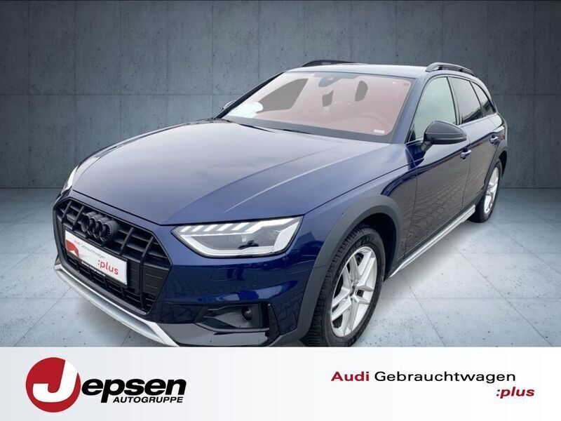 Navarrablau metallic (metallic) Gebraucht 2024 Audi A4 Allroad Ambiente Kombi | 46.790 € (Fairer Preis) - Bild 1/4