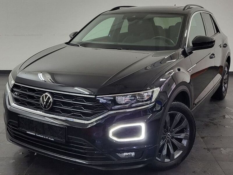 Schwarz Gebraucht 2021 VW T-Roc R-line SUV | 23.499 € (Fairer Preis) - Bild 1/4