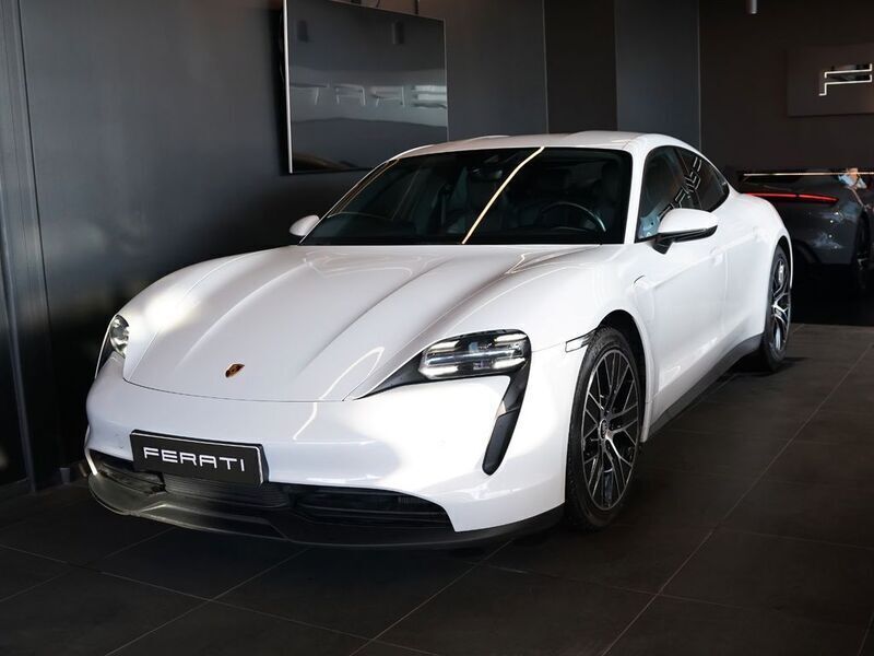 Weiß Gebraucht 2021 Porsche Taycan Limousine | 66.900 € - Bild 1/4