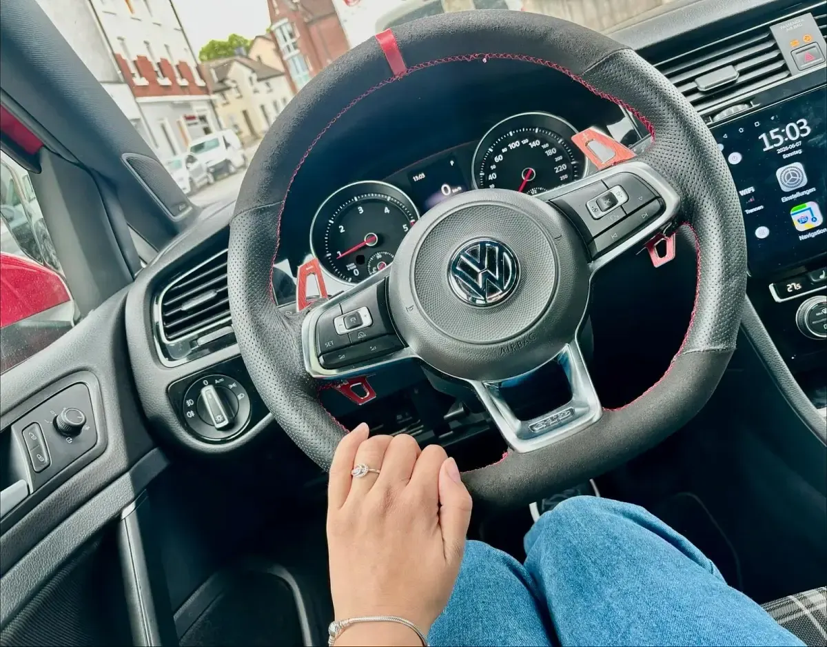 Gebraucht VW Golf VII GTD 184 PS (135 kW) 2018 Rot Kombi