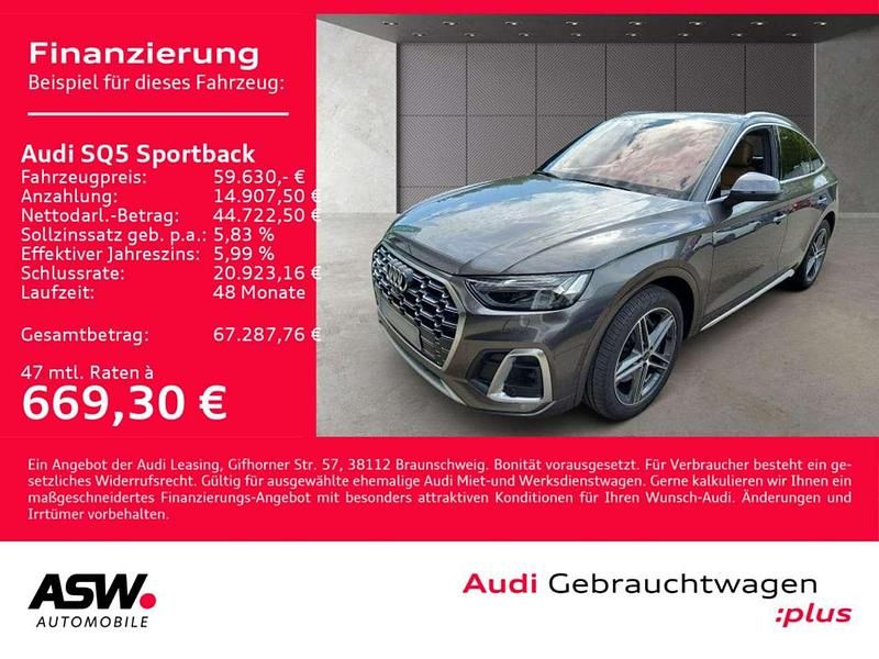 Tierra delfuegogrey middle Gebraucht 2022 Audi SQ5 SUV | 59.630 € (Teuer) - Bild 1/4