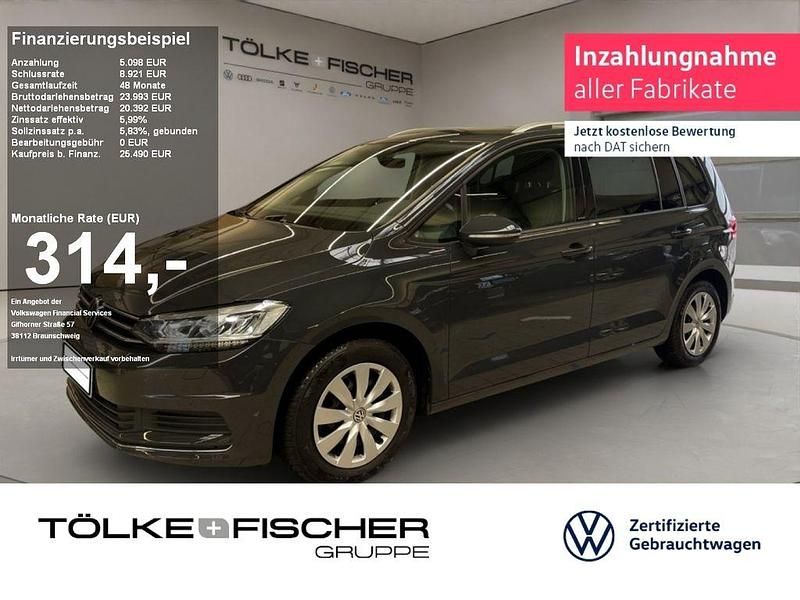 Gebraucht VW Touran Active 150 PS (110 kW) 2022 Grau Van / Kleinbus