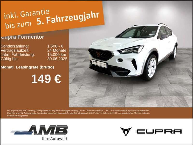 Nevada weiß metallic Gebraucht 2024 Cupra Formentor SUV | 29.940 € (Guter Preis) - Bild 1/3