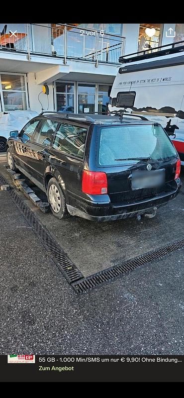 Schwarz Gebraucht 1999 VW Passat Kombi | 850 € (Superpreis) - Bild 1/4