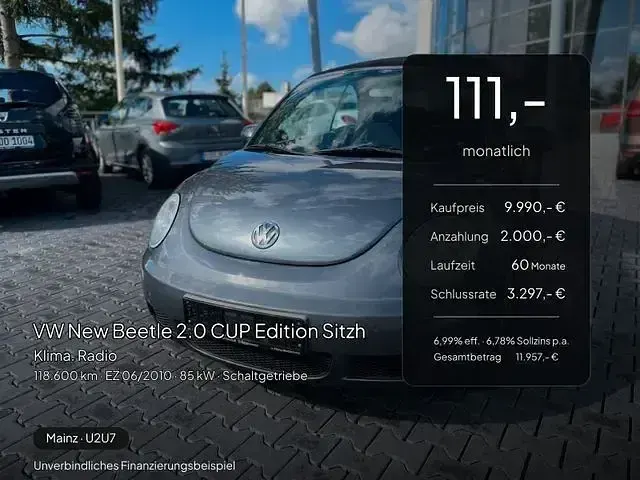Gebraucht VW New Beetle Edition 180 PS (132 kW) 2010 Grau (metallic) Kleinwagen