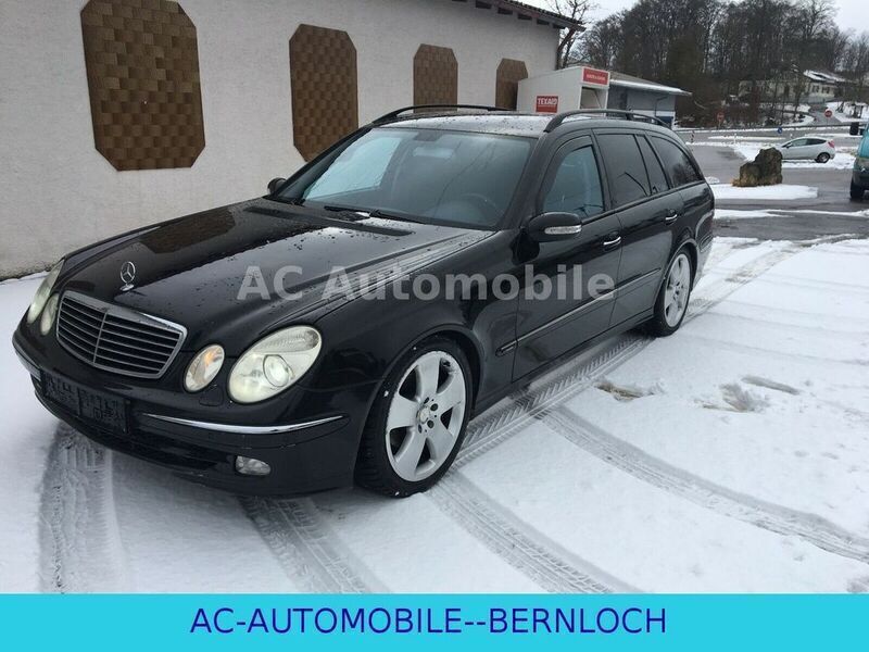 Gebraucht Mercedes E270 Avantgarde 177 PS (130 kW) 2003 Schwarz metallic Kombi
