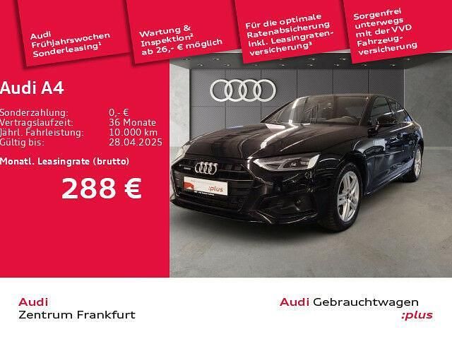 Gebraucht Audi A4 Advanced Plus 204 PS (150 kW) 2024 Mythosschwarz metallic Limousine
