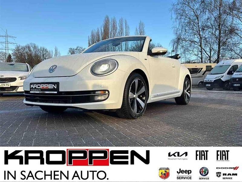 Oryxweiß perlmutteffekt Gebraucht 2016 VW Beetle Allstar Cabrio | 19.850 € (Fairer Preis) - Bild 1/4