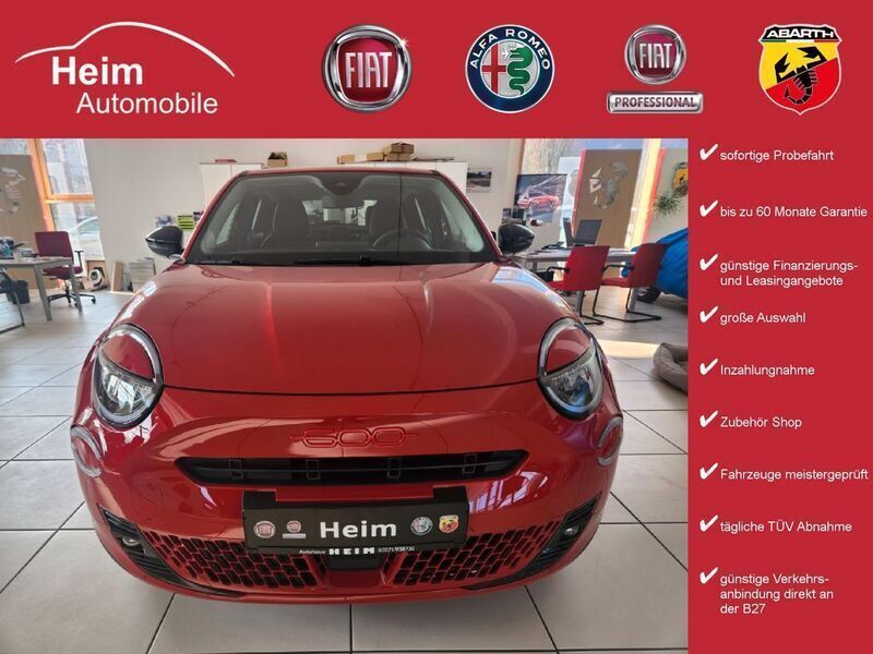 Rot Neu 2025 Fiat 600E Red SUV | 28.900 € - Bild 1/4