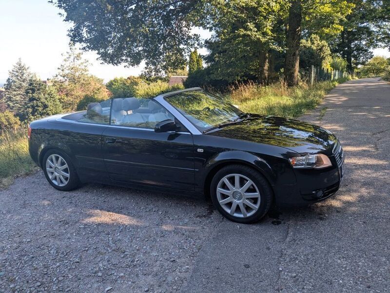 Schwarz Gebraucht 2007 Audi A4 Cabriolet S-Line Cabrio | 7.200 € (Guter Preis) - Bild 1/4