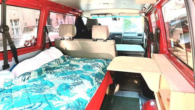 Gebraucht VW T4 88 PS (64 kW) 2001 Rot Van
