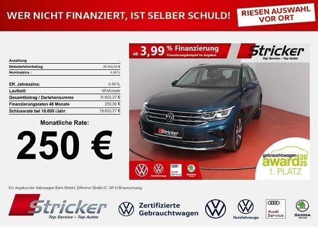 Gebraucht VW Tiguan Elegance 245 PS (180 kW) 2021 Blau SUV