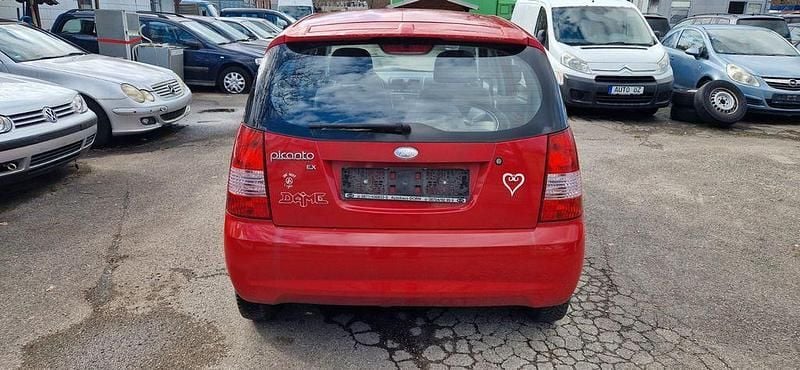 Gebraucht Kia Picanto EX 65 PS (47 kW) 2007 Rot Kleinwagen