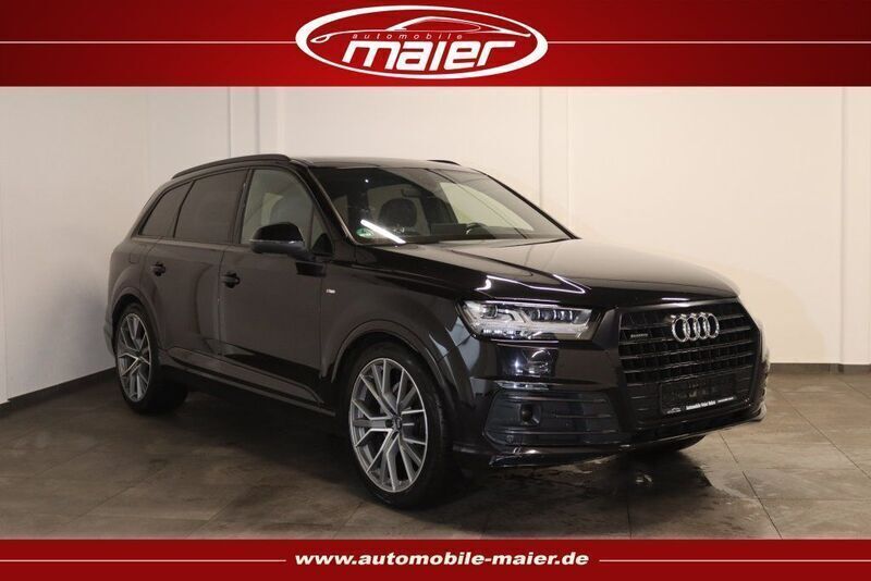 Orcaschwarz/deep black Gebraucht 2019 Audi Q7 S-Line SUV | 43.900 € (Fairer Preis) - Bild 1/4