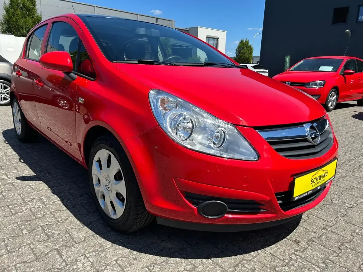 Gebraucht Opel Corsa 80 PS (58 kW) 2009 Rot Kleinwagen