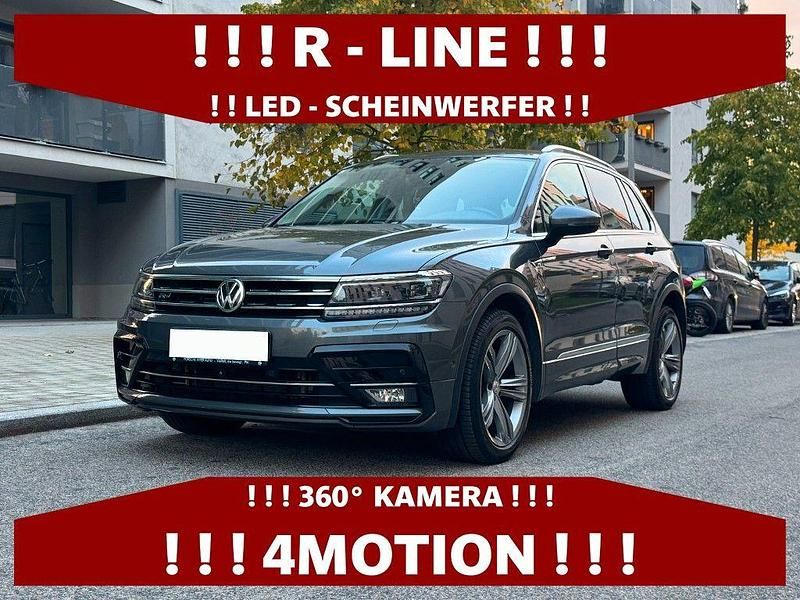 Grau Gebraucht 2017 VW Tiguan R-line SUV | 17.490 € (Superpreis) - Bild 1/4